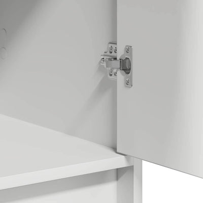 Valkoinen meikkipöytä ovella Stefos 40x41x75cm (3 pcs puinen)