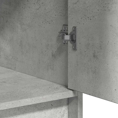 Harmaa meikkipöytä ovella Luicuta 40x41x75cm (3 pcs puinen)