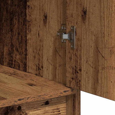 Ruskea meikkipöytä ovella Duwayne 40x41x75cm (3 pcs puinen)