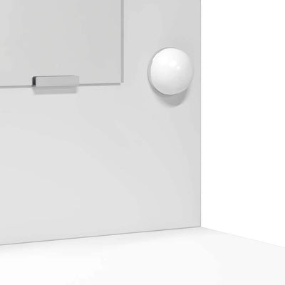 Valkoinen meikkipöytä ovella Rocxana 50x41x135cm (puinen)