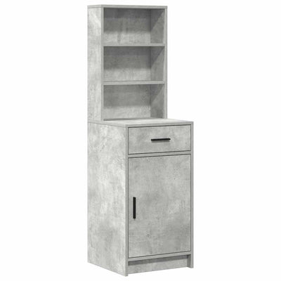 Harmaa meikkipöytäsarja hyllyllä Marghitoiu 50x41x135cm (2 pcs)