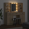 LED-valollinen meikkipöytäsetti peilivalot 3 pcs Sonoman tammi
