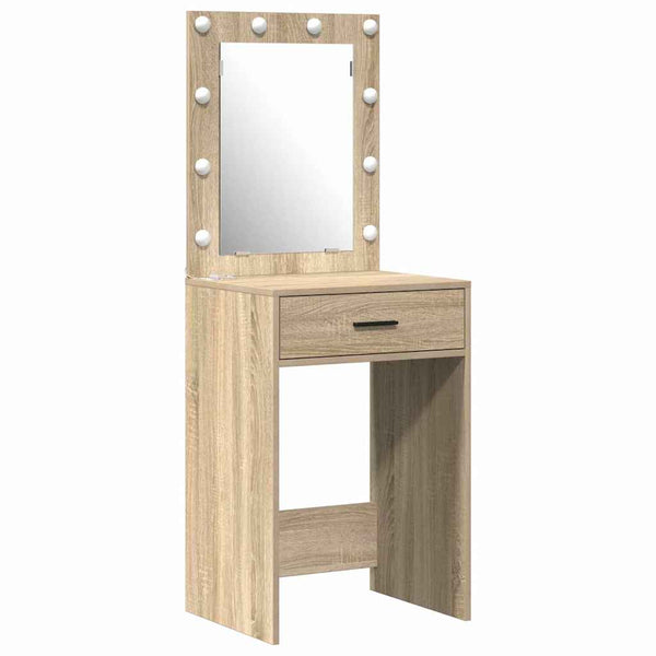 LED-valollinen meikkipöytäsetti peilivalot 3 pcs Sonoman tammi