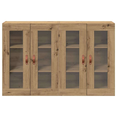 seinälle asennettavat kaapit 2 pcs artesaani tammi