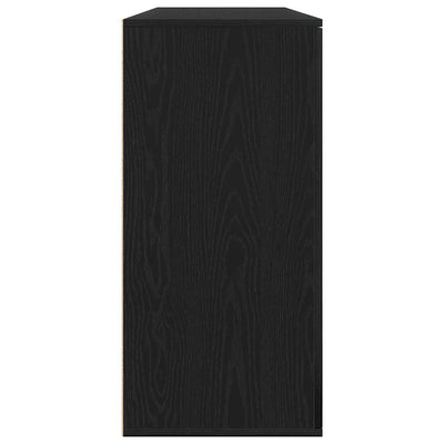 Sivupöydät 2 pcs Musta tammi 79 x 38 x 80 cm Tekninen puu