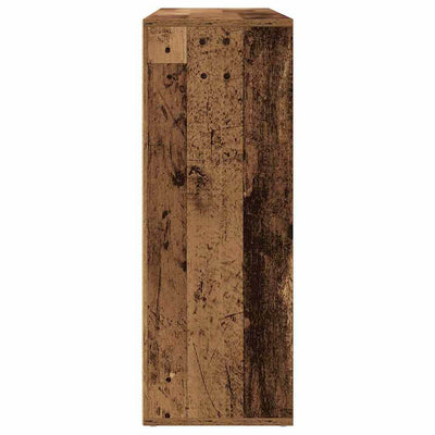 Sivupöydät 2 pcs Vanha puu 60 x 31 x 84 cm Tekninen puu