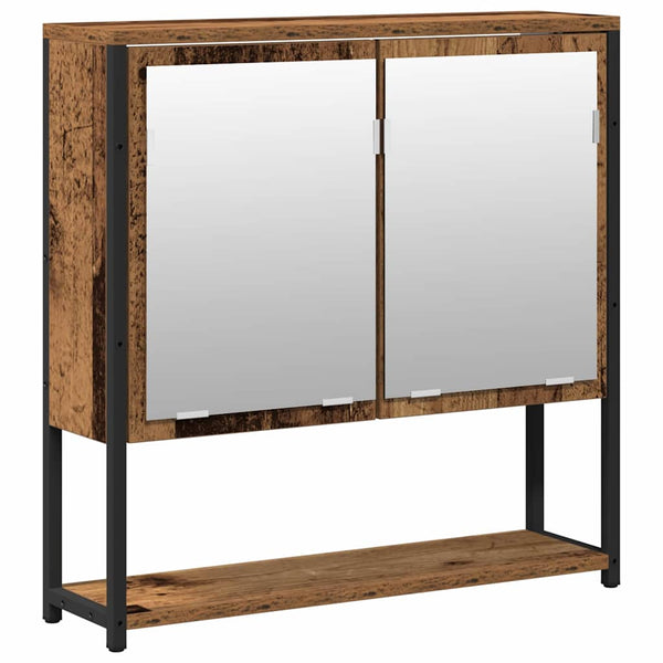 Kylpyhuonekalustesetti 2 kpl Ruskea 60 x 30 x 60 cm