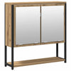 Kylpyhuonekalustesetti 2 kpl Ruskea 60 x 30 x 60 cm
