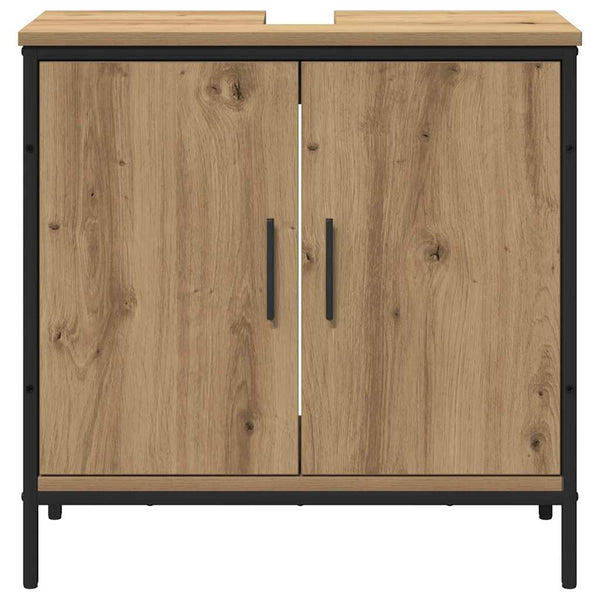 Kylpyhuonekalustesetti 2 kpl Ruskea 60 x 30 x 60 cm