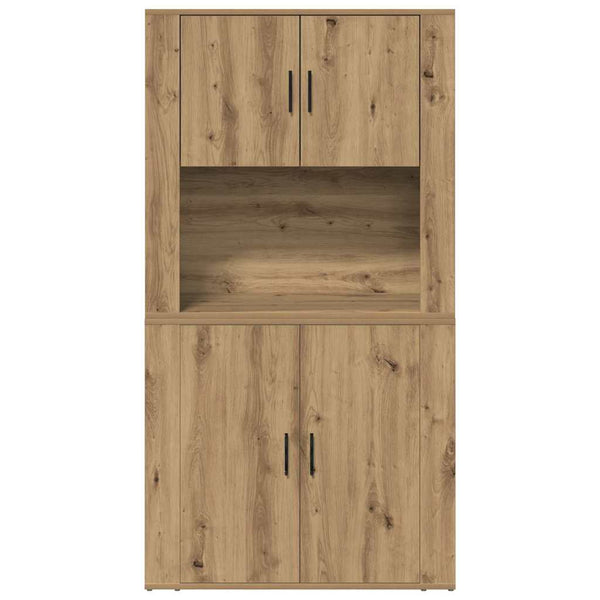 Korkea kaappi Artisan tammi 80 x 33 x 150 cm Tekninen puu