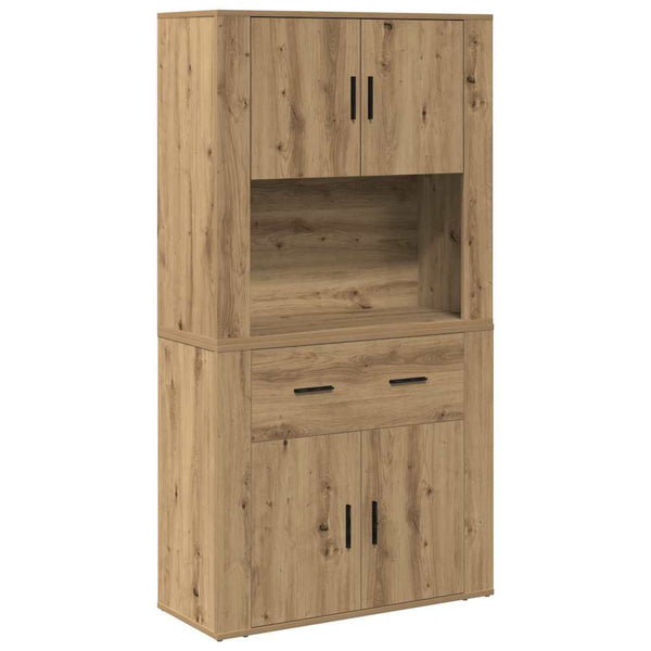 Highboard artesaani tammi 80 x 33 x 150 cm Tekninen puu