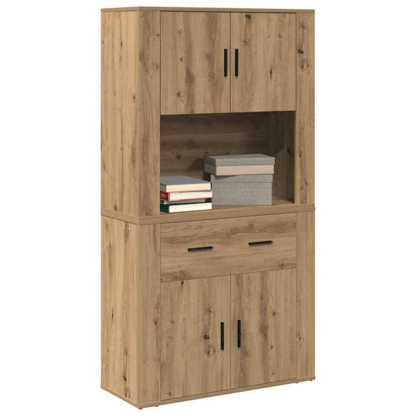 Highboard artesaani tammi 80 x 33 x 150 cm Tekninen puu