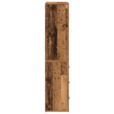 Korkeakaappi Vanha puu 80 x 33 x 150 cm Tekninen puu