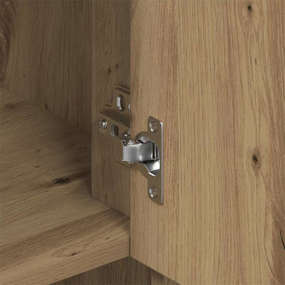 Korkeakaappi artesaani tammi 80 x 33 x 150 cm Tekninen puu