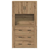 Korkeakaappi artesaani tammi 80 x 33 x 150 cm Tekninen puu