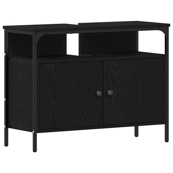 Kylpyhuoneen pesuainetehdas 3 kpl Musta 80 x 30 x 60 cm