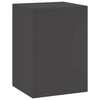 Kasviteline 2 kpl Musta 24 x 24 x 35 cm Kylmävalssattu teräs