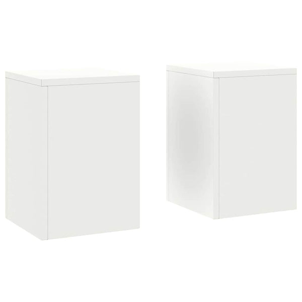 Kasviteline 2 kpl valkoinen 24 x 24 x 35 cm