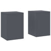 Kasviteline 2 kpl Antrasiitti 24 x 24 x 35 cm