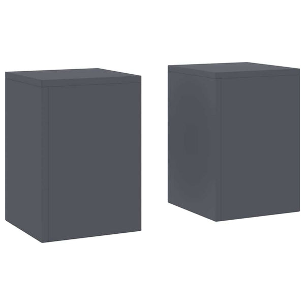 Kasviteline 2 kpl Antrasiitti 24 x 24 x 35 cm