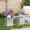Kasviteline 2 kpl Hopea 24 x 24 x 35 cm Ruostumaton teräs