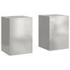Kasviteline 2 kpl Hopea 24 x 24 x 35 cm Ruostumaton teräs