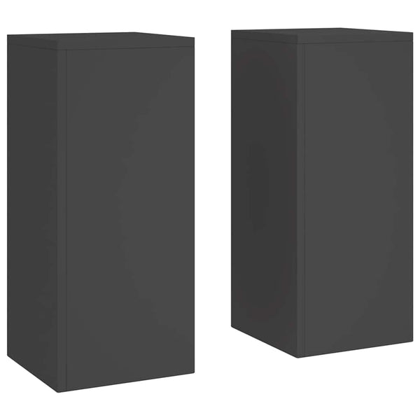 Kasviteline 2 kpl Musta 24 x 24 x 55 cm Kylmävalssattu teräs