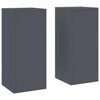 Kasviteline 2 kpl Antrasiitti 24 x 24 x 55 cm