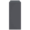 Kasviteline 2 kpl Antrasiitti 24 x 24 x 55 cm
