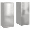 Kasviteline 2 kpl Hopea 24 x 24 x 55 cm Ruostumaton teräs