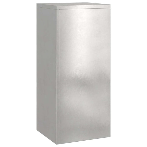 Kasviteline 2 kpl Hopea 24 x 24 x 55 cm Ruostumaton teräs