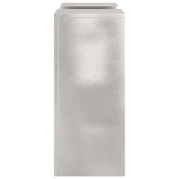 Kasviteline 2 kpl Hopea 24 x 24 x 55 cm Ruostumaton teräs