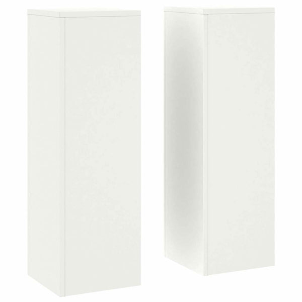 Kasviteline 2 kpl valkoinen 24 x 24 x 75 cm