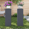 Kasviteline 2 kpl Antrasiitti 24 x 24 x 75 cm