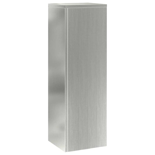 Kasviteline 2 kpl Hopea 24 x 24 x 75 cm Galvanoitu teräs