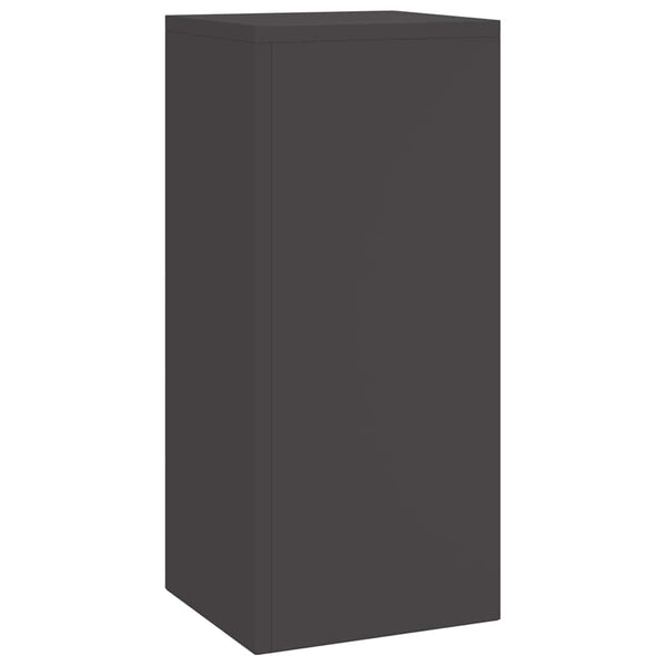 Kasviteline 3 kpl Musta 24 x 24 x 75 cm Kylmävalssattu teräs