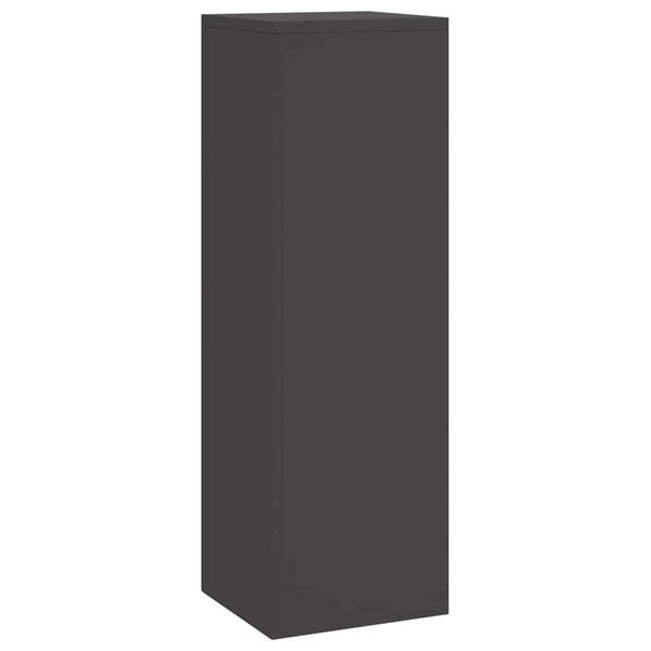 Kasviteline 3 kpl Musta 24 x 24 x 75 cm Kylmävalssattu teräs