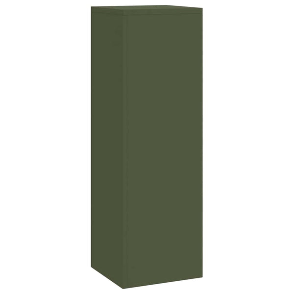 Kasviteline 3 kpl Oliivinvihreä 24 x 24 x 75 cm