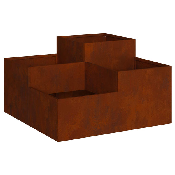 Puutarha ruukku Ruosteinen 100 x 100 x 48 cm Kulunut Teräs