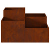 Puutarha ruukku Ruosteinen 100 x 100 x 48 cm Kulunut Teräs