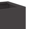 Kohotettu puutarhakasvi Musta 100 x 26 x 82 cm Teräs