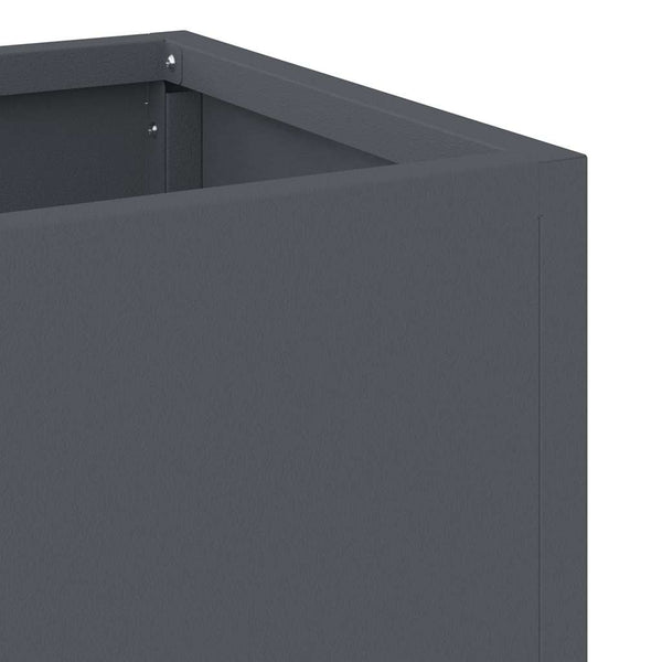 Kohotettu puutarhakasvi Antrasiitti 60 x 26 x 45 cm Teräs
