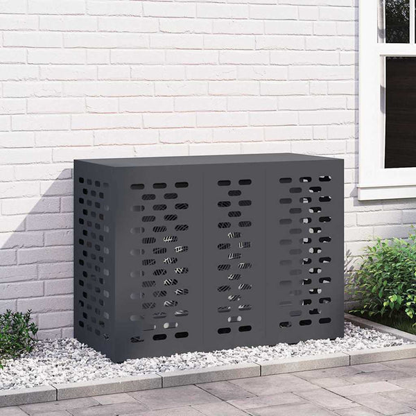 Ilmastointilaitteen suoja Antrasiitti 110 x 50 x 80 cm Teräs