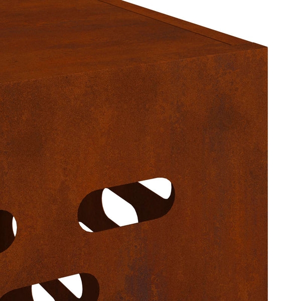 Ilmastointilaitteen suoja Ruosteinen 110 x 50 x 80 cm