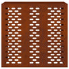Ilmastointilaitteen suoja Ruosteinen 110 x 50 x 105 cm