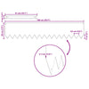 Nurmireunus 30 kpl 100 x 0.05 x 20 cm Kylmävalssattu teräs