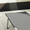 Taitettava leirintävuode 2 kpl Harmaa 194 x 62,5 x 42,5 cm