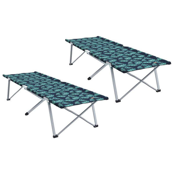 Taitettava leirintävuode 2 kpl Metsä 194 x 62,5 x 42,5 cm