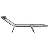 Taittuva aurinkotuoli Harmaa 182 x 55 x 85,5 cm Textilene