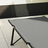 Taitettava leirintävuode Harmaa 206 x 76 x 74 cm